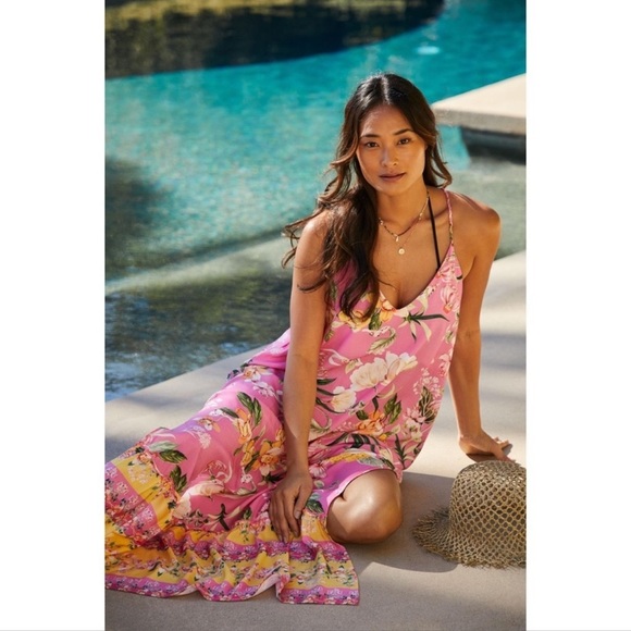 Anthropologie Maaji Botany Avery Maxi Dress Size Small NEW - Picture 6 of 16